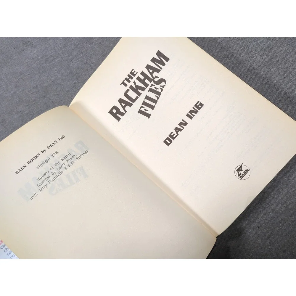 The Rackham Files Dean Ing Inside Job Vital Signs Pilling‎ Through 2004 Baen HC